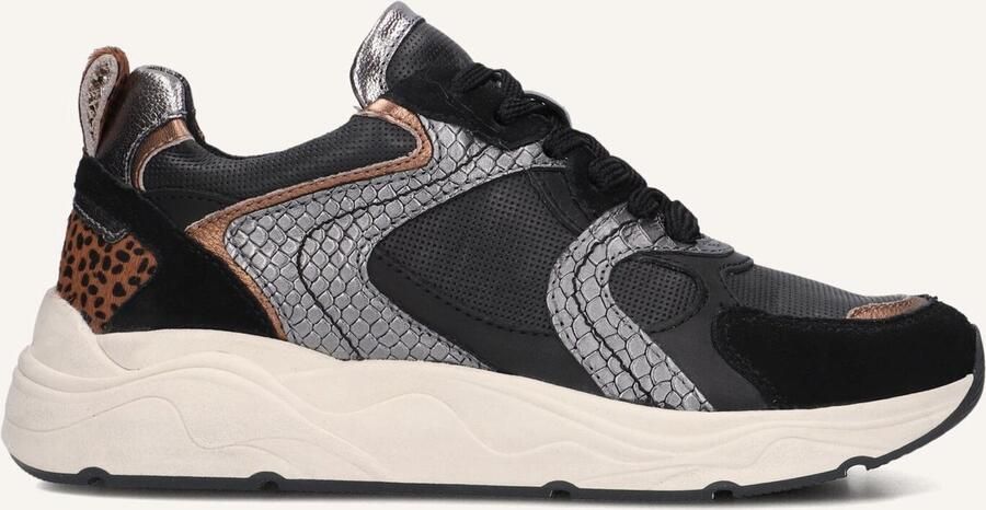 BLASZ Cirop-07 Sneakers Dames Leren Sneaker Zwart