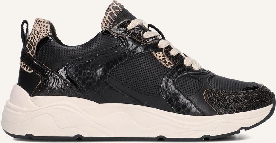 BLASZ Cirop-07 Sneakers Dames Leren Sneaker Zwart