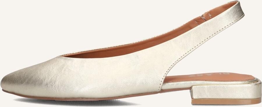 BLASZ Slingbacks Dames 15593-04 Maat: 39 Materiaal: Leatherlook Kleur: Goudkleurig - Foto 3