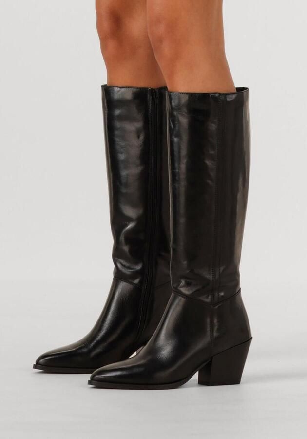 Blasz Zwarte Leren Laarzen voor Stijlvolle Wandelingen - Foto 2