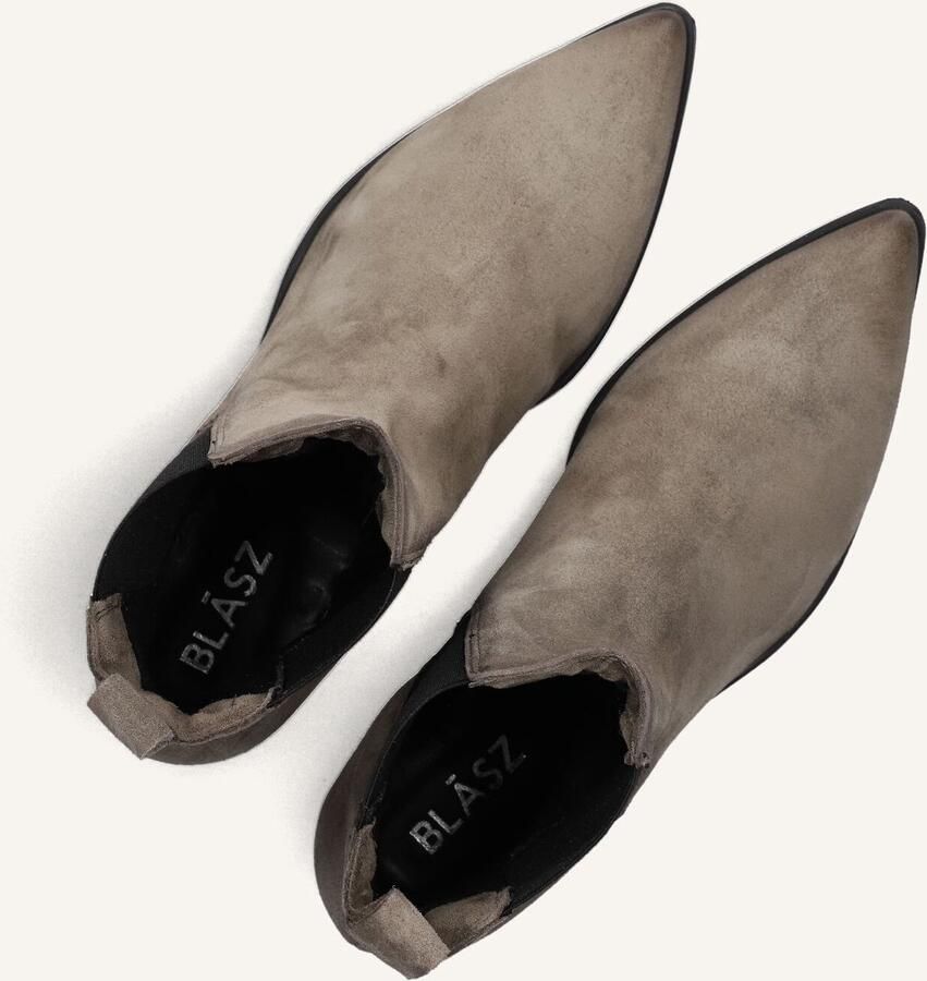BLASZ Enkellaarsjes Dames L63201 Maat: 36 Materiaal: Suède Kleur: Grijs - Foto 2