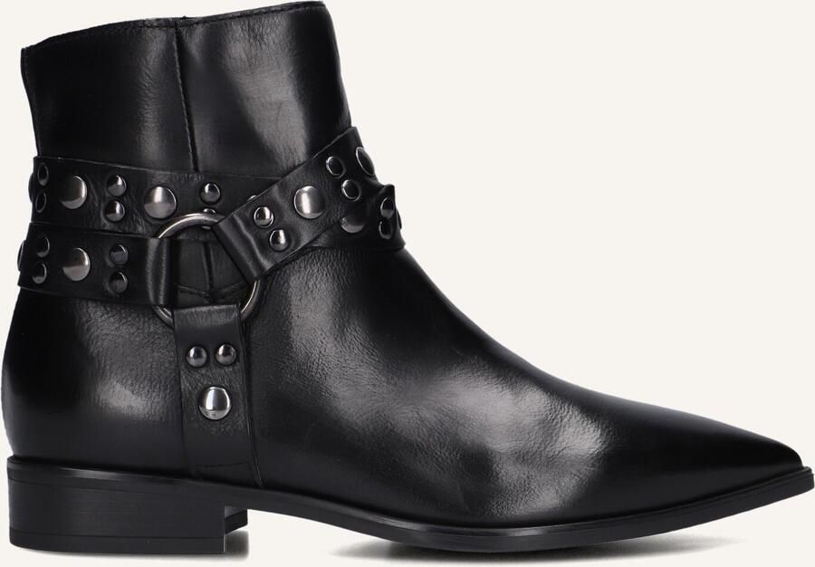 BLASZ Enkellaarsjes Dames L63203 Maat: 38 Materiaal: Leer Kleur: Zwart - Foto 2