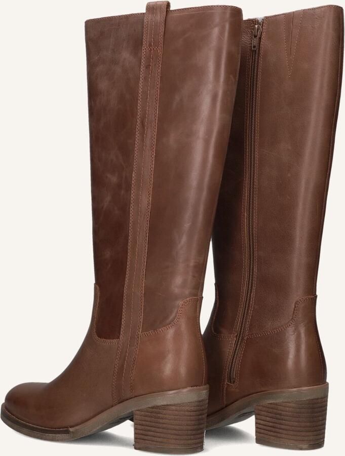 BLASZ Hoge Laarzen Dames Lina-07 Maat: 37 Materiaal: Leer Kleur: Bruin - Foto 2