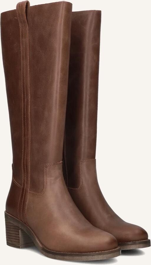 BLASZ Hoge Laarzen Dames Lina-07 Maat: 41 Materiaal: Leer Kleur: Bruin
