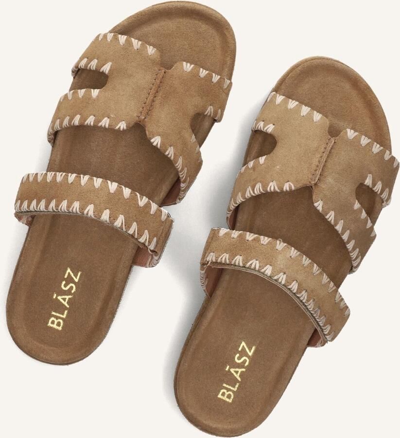 BLASZ Slippers Dames Mag-57 Maat: 39 Materiaal: Suède Kleur: Beige - Foto 2