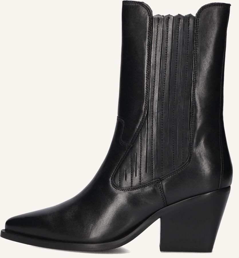 BLASZ Enkellaarsjes Dames Next-low-kole Maat: 40 Materiaal: Leer Kleur: Zwart - Foto 2