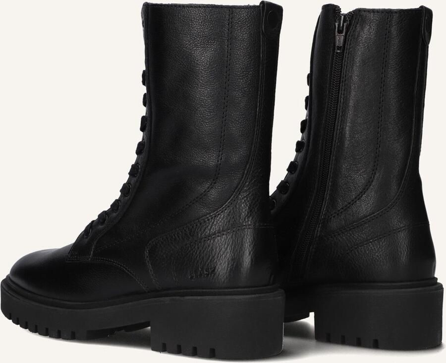 BLASZ Veterboots Dames P7337 Maat: 42 Materiaal: Leer Kleur: Zwart - Foto 2