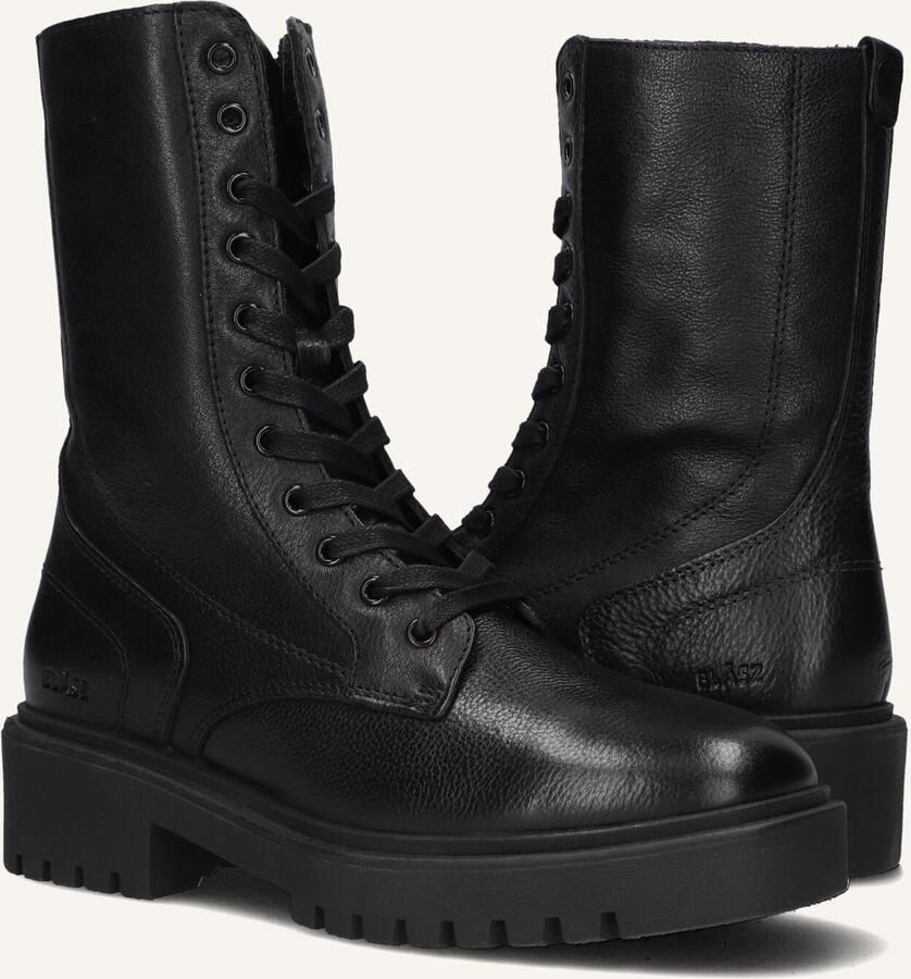 BLASZ Veterboots Dames P7337 Maat: 41 Materiaal: Leer Kleur: Zwart - Foto 2