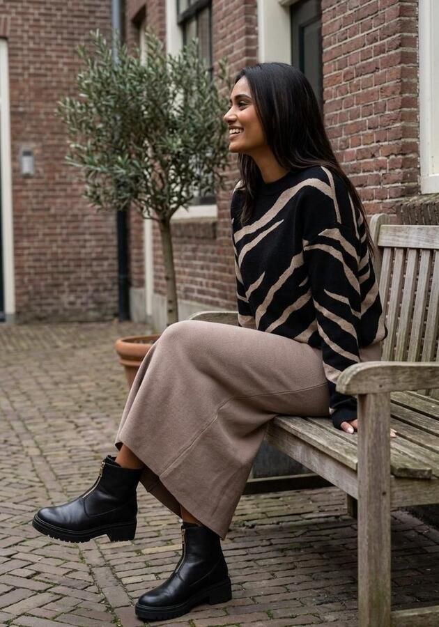 BLASZ Chelsea Boots Dames Riva Leer Zwart - Foto 4