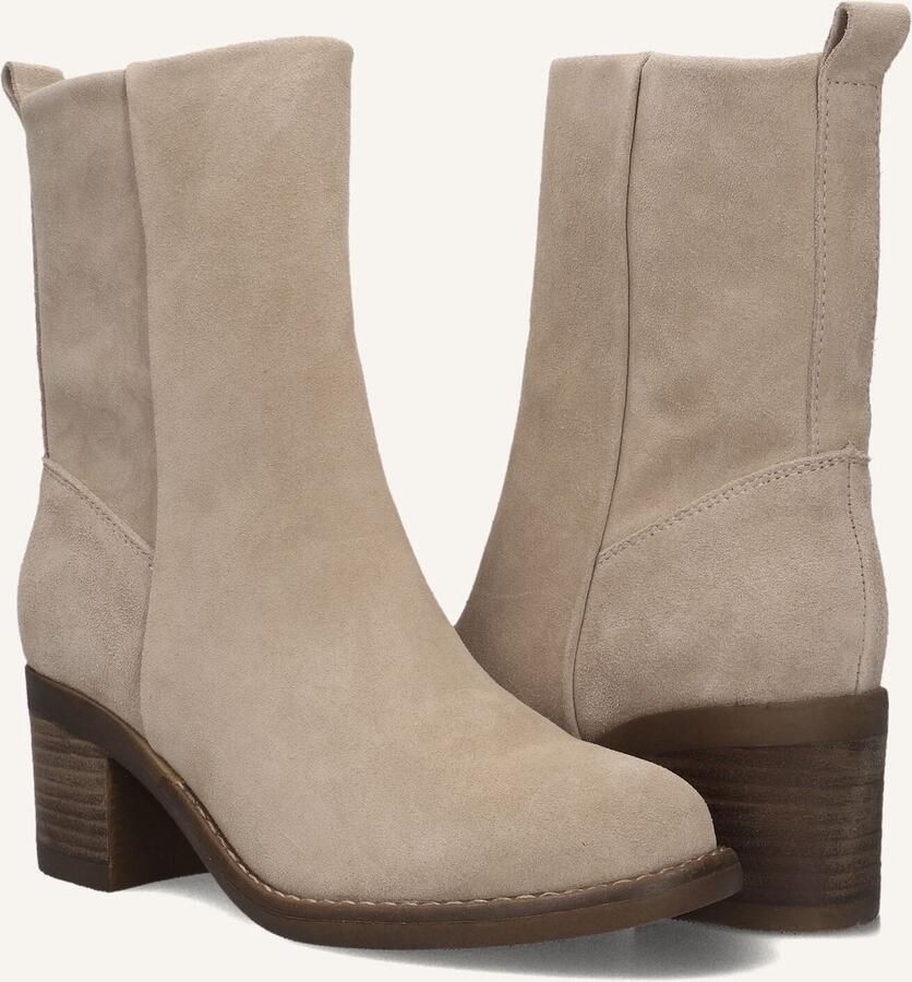 BLASZ Shn2581-09 Enkellaarsjes Enkelboots met rits Dames Beige - Foto 3