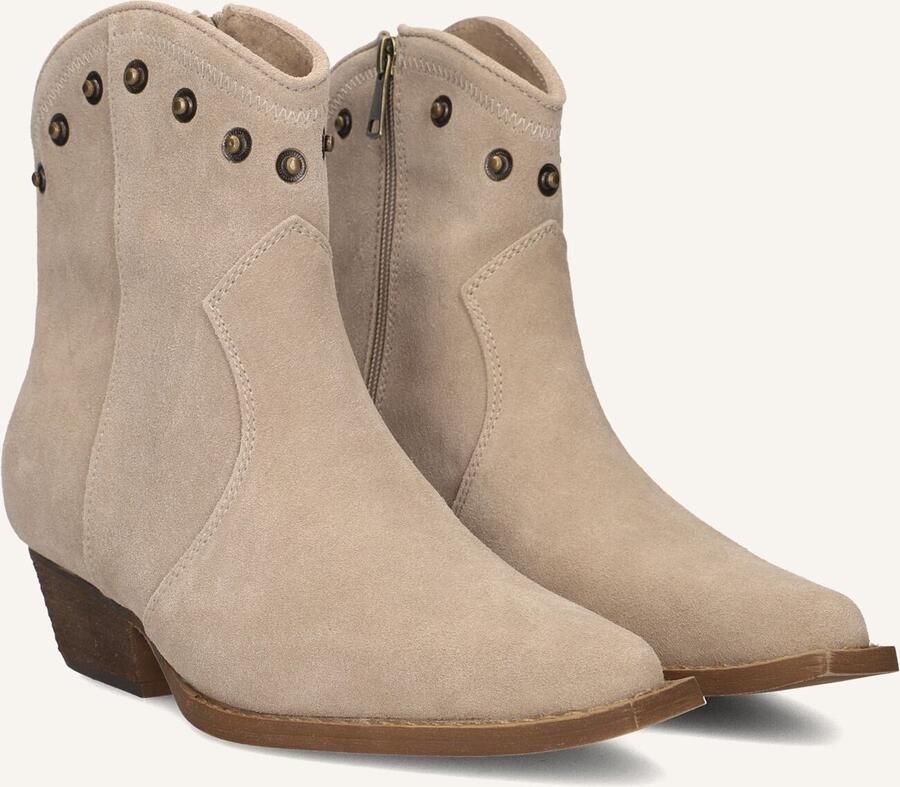 BLASZ Shn3a231-12 Enkellaarsjes Enkelboots met rits Dames Beige - Foto 6