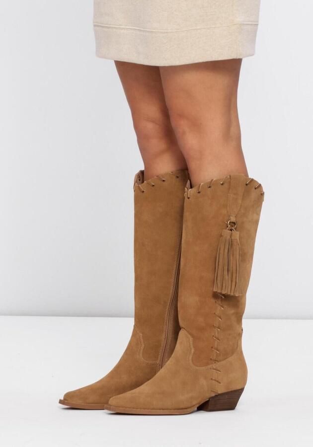 BLASZ Shn3a231-44 Laarzen Suède Dames Camel - Foto 6