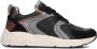 BLASZ Cirop-07 Sneakers Dames Leren Sneaker Zwart - Thumbnail 1