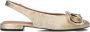 BLASZ Slingbacks Dames L15593 Maat: 41 Materiaal: Textiel Kleur: Goud - Thumbnail 2