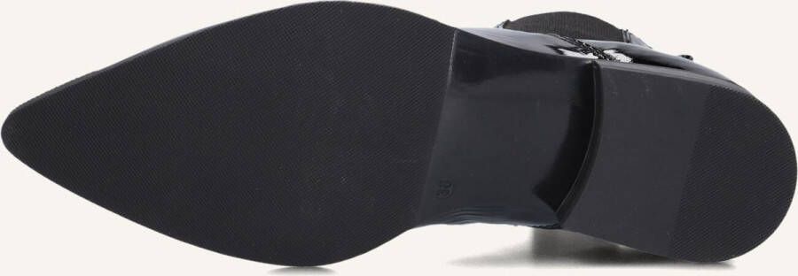 BLASZ Enkellaarsjes Dames L63201 Maat: 40 Materiaal: Leer Kleur: Zwart - Foto 2