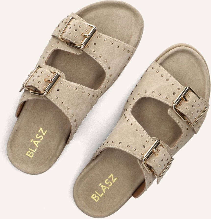 BLASZ Slippers Dames Maggie-07 Maat: 38 Materiaal: Suède Kleur: Beige - Foto 3