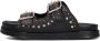 BLASZ Slippers Dames Maggie-07 Maat: 36 Materiaal: Leer Kleur: Zwart - Thumbnail 2