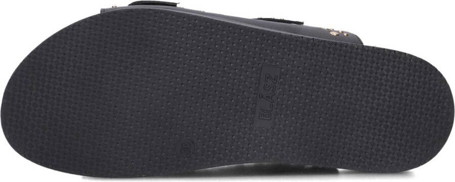 BLASZ Slippers Dames Maggie-07 Maat: 40 Materiaal: Leer Kleur: Zwart - Foto 2