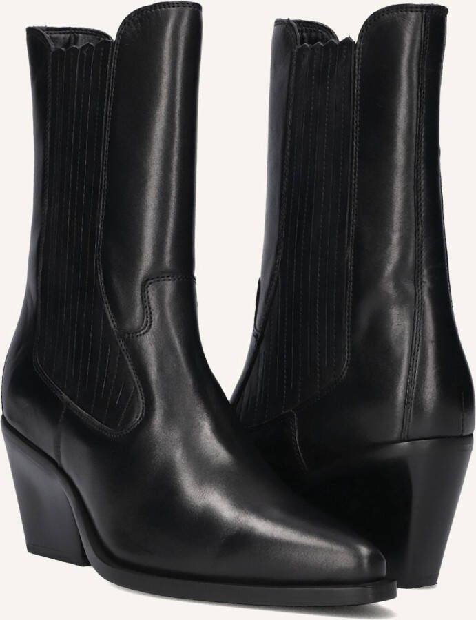 BLASZ Enkellaarsjes Dames Next-low-kole Maat: 40 Materiaal: Leer Kleur: Zwart - Foto 3