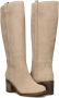 BLASZ Shn2581-07 Laarzen Suède Dames Beige - Thumbnail 2