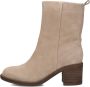 BLASZ Shn2581-09 Enkellaarsjes Enkelboots met rits Dames Beige - Thumbnail 2