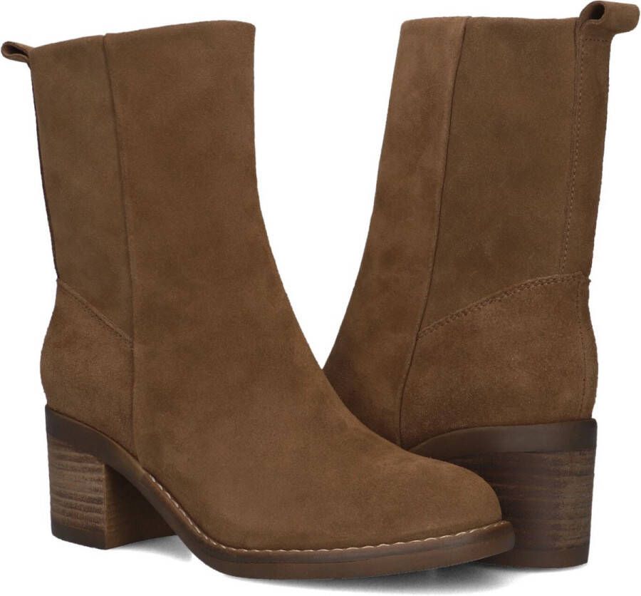 BLASZ Shn2581-09 Enkellaarsjes Enkelboots met rits Dames Bruin - Foto 4