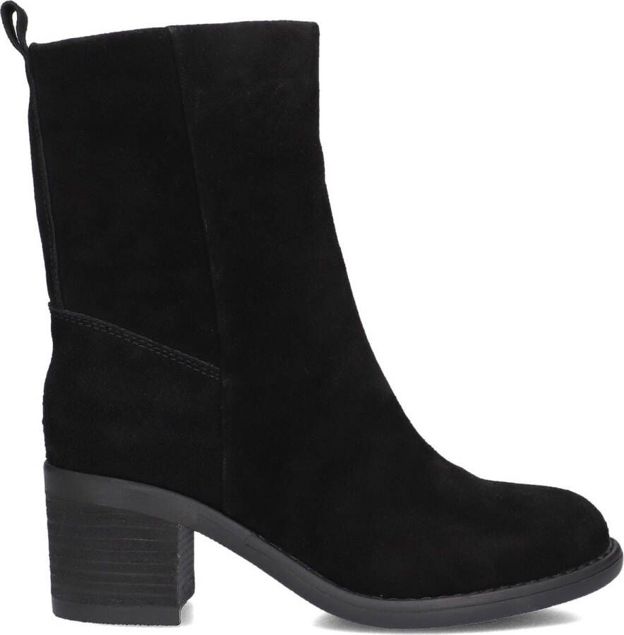 BLASZ Shn2581-09 Enkellaarsjes Enkelboots met rits Dames Zwart - Foto 3