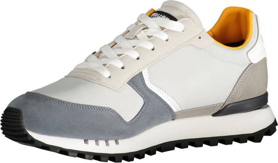 Blauer Sportieve Blauwe Sneakers met Contrastdetails Multicolor Heren
