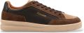 Blauer Bruine leren Kyoto 01 sneakers - Bruin