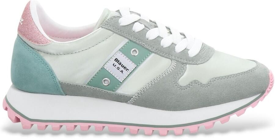 Blauer Millen 03 leren pantoffels groen