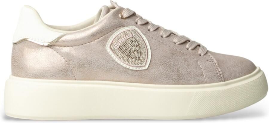 Blauer Lage Sneakers Sneaker