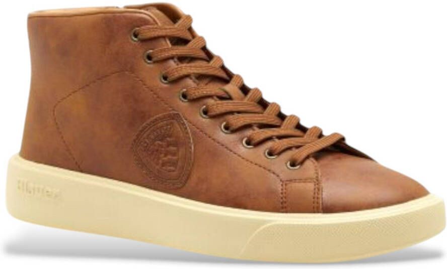 Blauer Buck leren sportschoenen