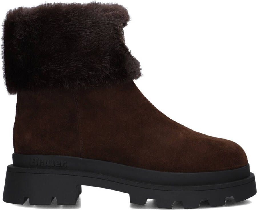 BLAUER Enkelboots Dames Kimmel10 Maat: 37 Materiaal: Suède Kleur: Bruin