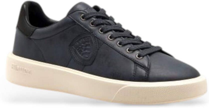 Blauer Leren schoenen Scarpa