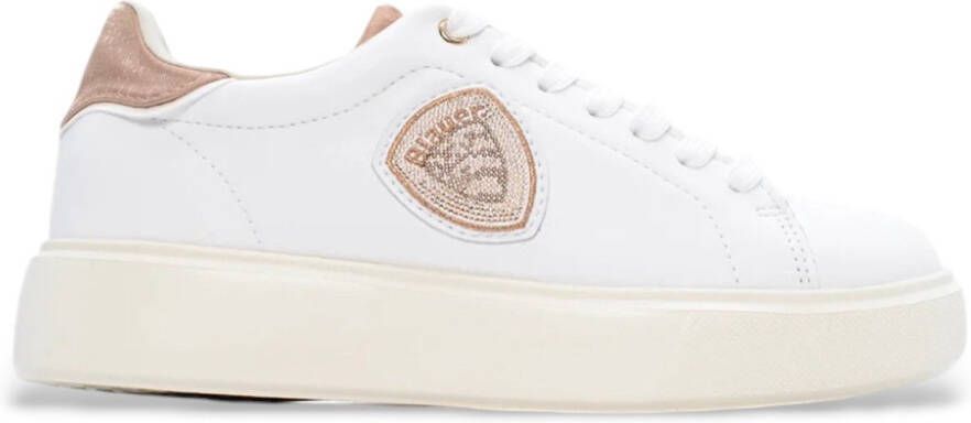 Blauer Leren sneakers Ven