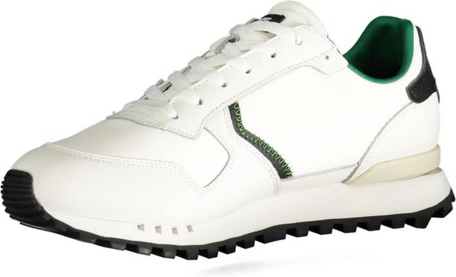 Blauer Wit en groen leren sneakers S4Dixon02 White Heren