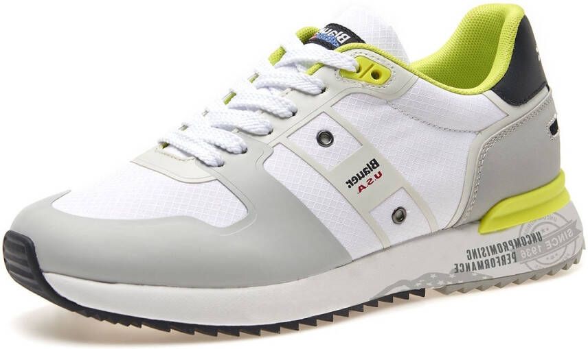 Blauer Witte Sneakers Klassieke Veelzijdige Schoenen Multicolor Heren