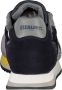 Blauer Blauwe Contrast Sneakers: Verhoog Je Stap Multicolor Heren - Thumbnail 1