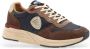 Blauer Ray marine leren sportschoenen - Thumbnail 1