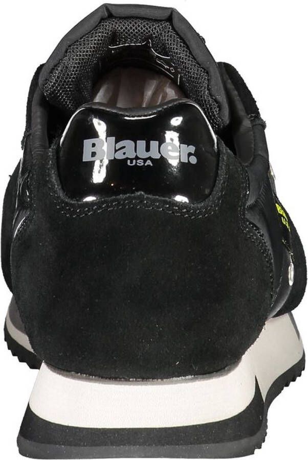 Blauer Zwarte Suède Tessuto Sneaker Queens U24Bu08 F3Queens01 Black Heren