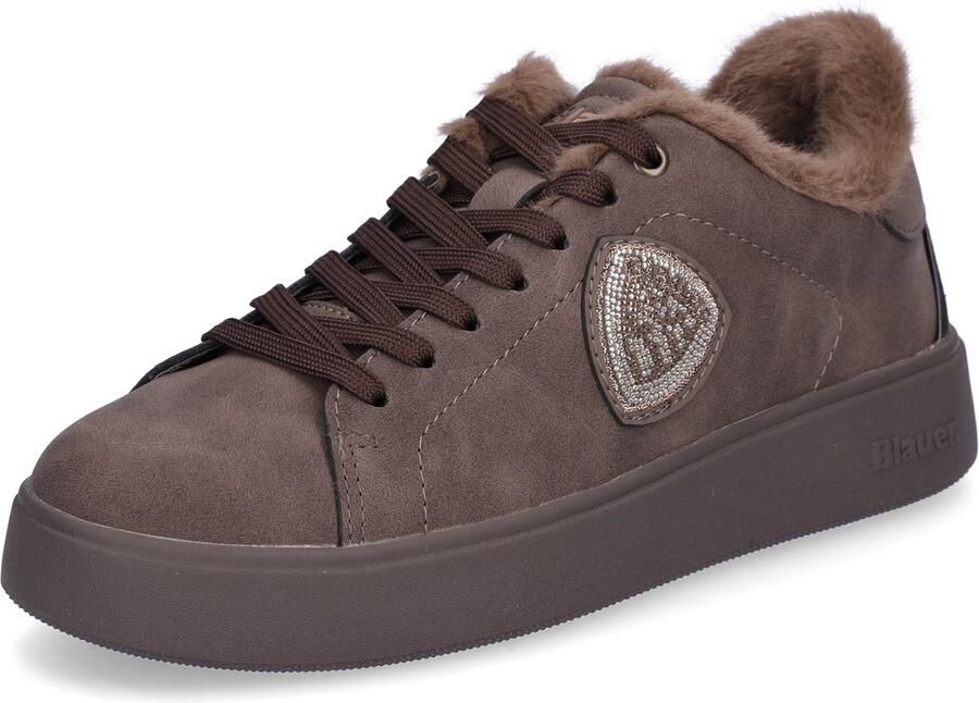 BLAUER USA Blauer dames sneaker Victory donkerbruin