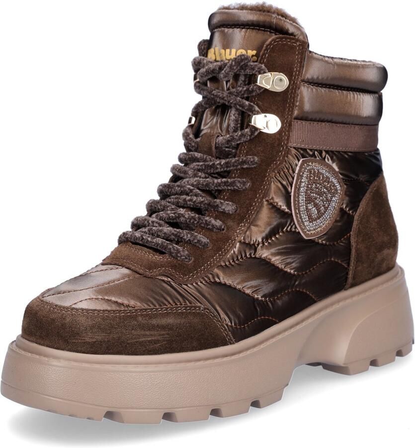 BLAUER USA Blauer dames veterschoen Blanca donkerbruin
