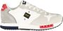 Blauer Witte Polyethyleen Heren Sneaker Voor Stijl En Comfort - Thumbnail 1