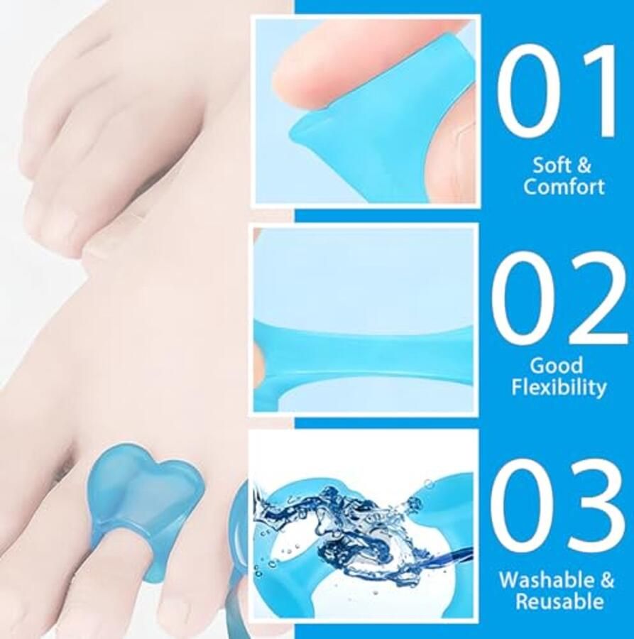 Blauw Flip Flops Set van 2 Bescherming Tegen Wrijving