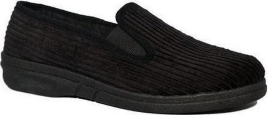 Merkloos Sans marque Blenzo Sloffen Heren Pantoffel Heren Corduroy zwart