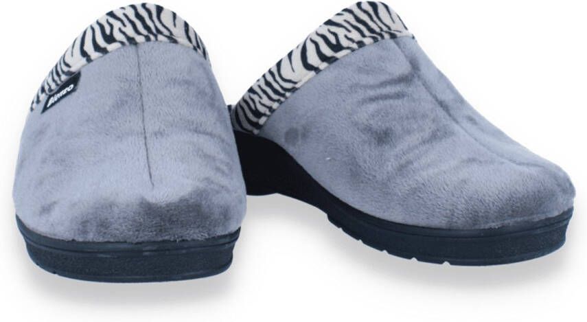 Blenzo Dames Pantoffel Grijs Grau