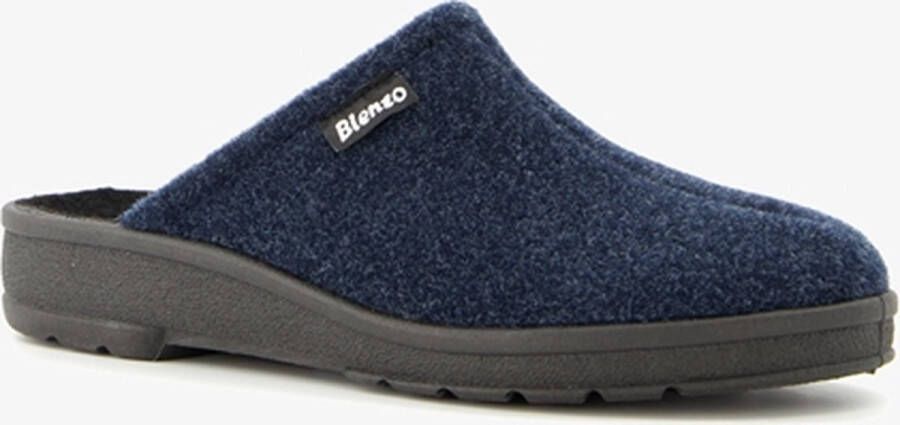 Blenzo dames pantoffels Blauw Maat Sloffen39