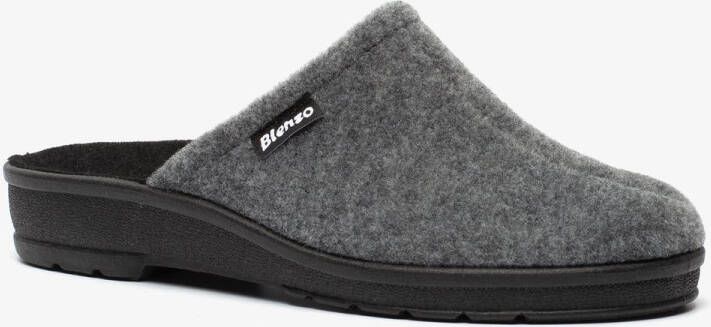 blenzo dames pantoffels grijs Sloffen