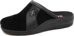 Blenzo Heren Pantoffelmuil 7864-6 Zwart Corduroy