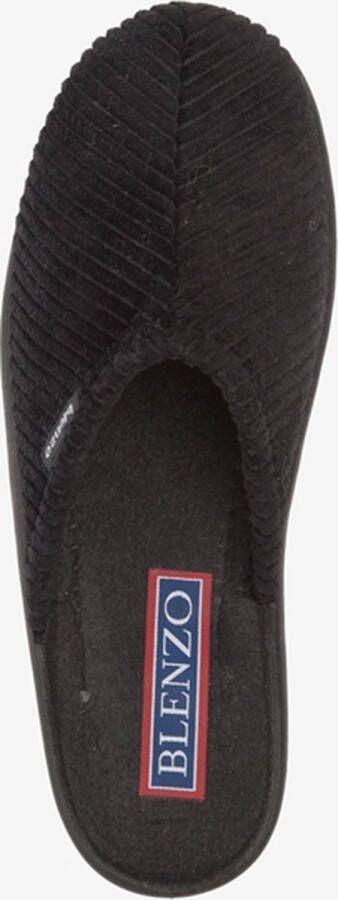 Blenzo heren pantoffels Zwart Maat Sloffen41